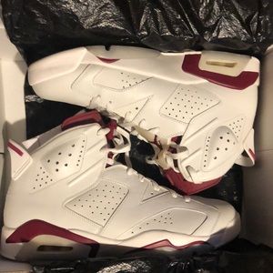Jordan maroon 6s stock x verified